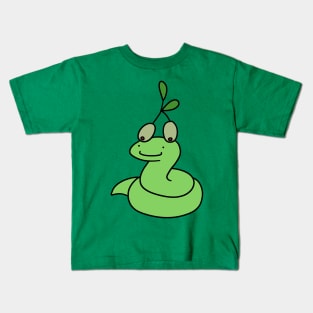 Olive Snake Kids T-Shirt